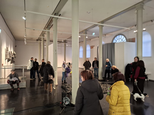 Ausstellungseroeffnung Frieder Falk